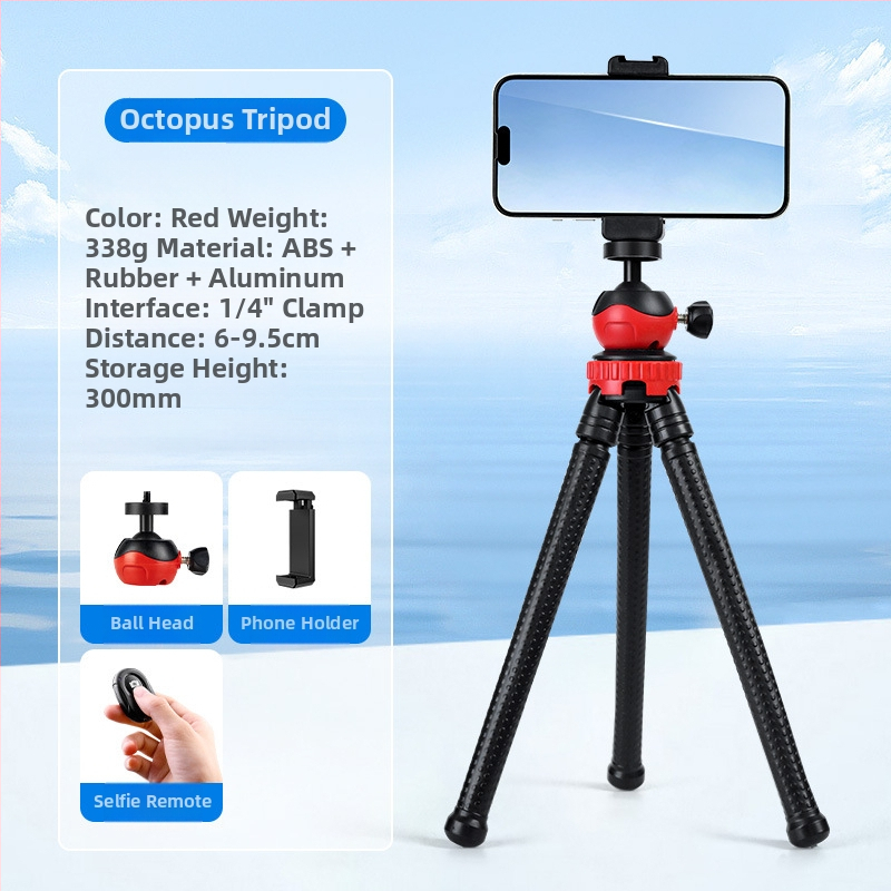 Trepied octopus pentru telefoane mobile și camere – Brand Beautiful times, Tip Lazy stand, Material Plastic, Stil General