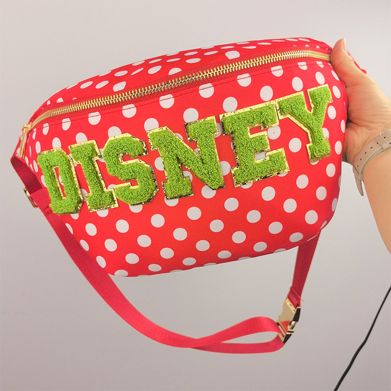 Songlan najlon vodootporna torbica za žene preko struka – gradski stil, zatvarač, podstava od poliestera