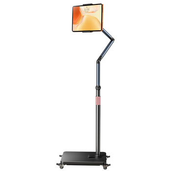 Suport universal de podea pentru telefon mobil și tabletă – mobil, anti vibrație, filmare de sus, compatibil cu iPad, ABS+aluminiu+fier