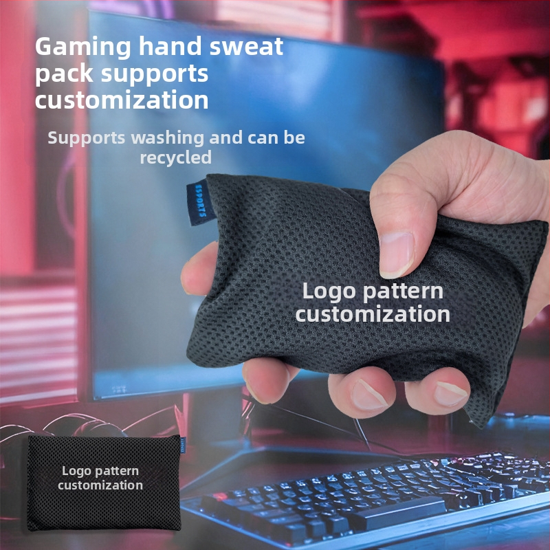 Spēļu rokas atbalsta spilventiņš – divpusējs, ūdensizturīgs un nodilumizturīgs, viegli tīrāms, modelis Hand Sweat Bag
