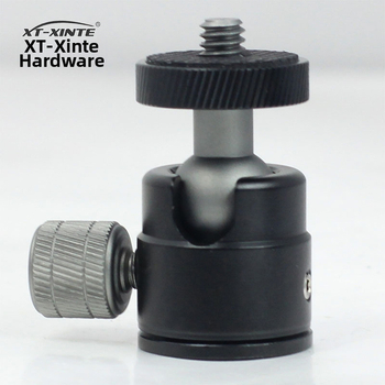 Mini gimbal trojpod sférický pre mobilný telefón a SLR fotoaparát, hliníková zliatina, 1/4" závit, horizontálne 360°, vertikálne 180°, hmotnosť 40 g