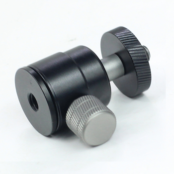 Mini gimbal trojpod sférický pre mobilný telefón a SLR fotoaparát, hliníková zliatina, 1/4" závit, horizontálne 360°, vertikálne 180°, hmotnosť 40 g