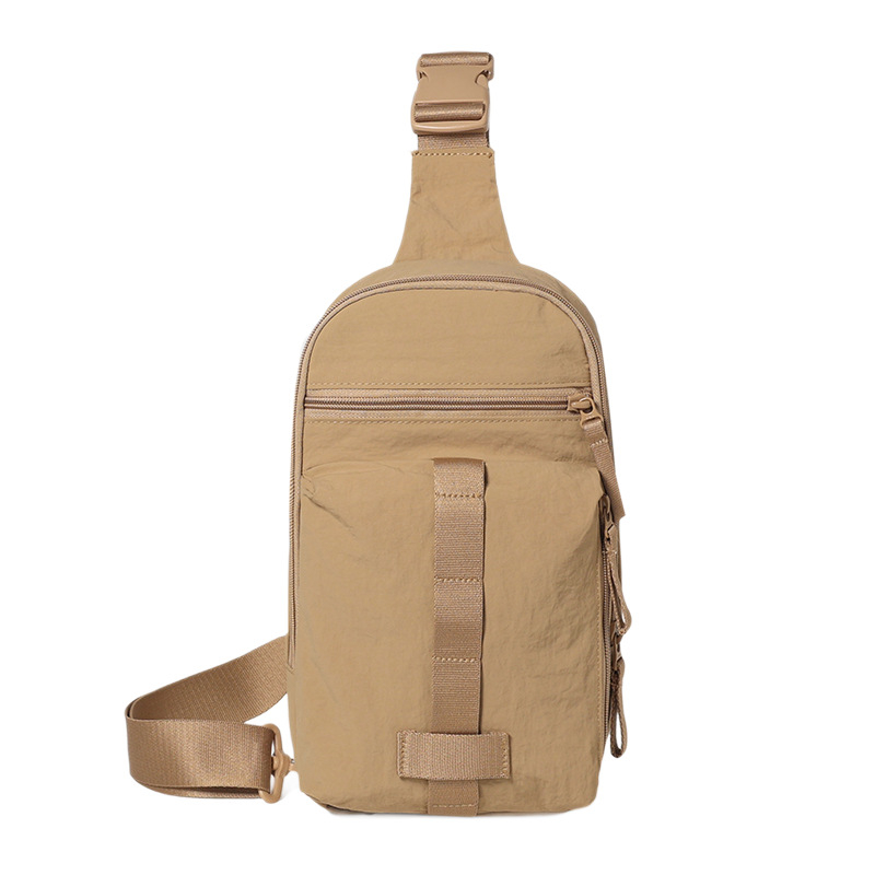 Torba za prsa Crossbody, Najlon, Urban Simplicity, Proljeće 2025, Zip, Prostor za prijenosno računalo