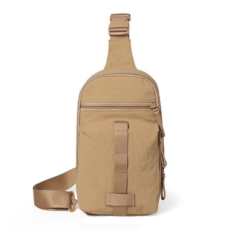 Torba za prsa Crossbody, Najlon, Urban Simplicity, Proljeće 2025, Zip, Prostor za prijenosno računalo