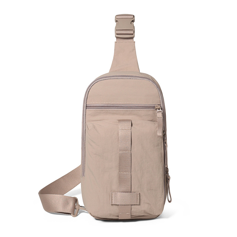 Torba za prsa Crossbody, Najlon, Urban Simplicity, Proljeće 2025, Zip, Prostor za prijenosno računalo