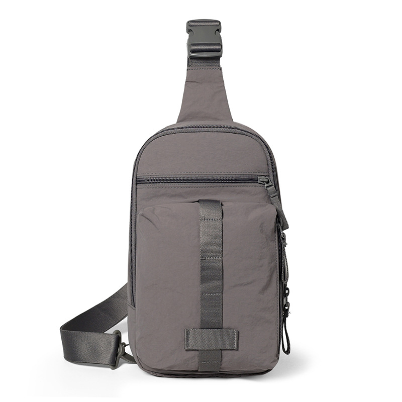 Torba za prsa Crossbody, Najlon, Urban Simplicity, Proljeće 2025, Zip, Prostor za prijenosno računalo