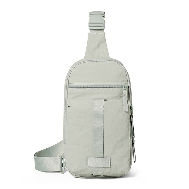 Torba za prsa Crossbody, Najlon, Urban Simplicity, Proljeće 2025, Zip, Prostor za prijenosno računalo