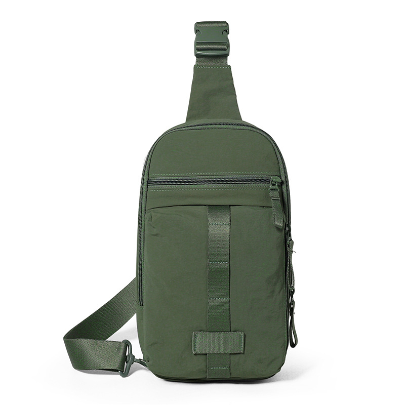 Torba za prsa Crossbody, Najlon, Urban Simplicity, Proljeće 2025, Zip, Prostor za prijenosno računalo