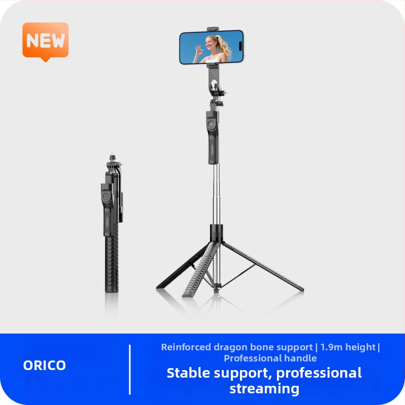 Orico K29 Bluetooth selfie tyč – ručný stabilizátor a podlahový statív pre kameru a živé vysielanie