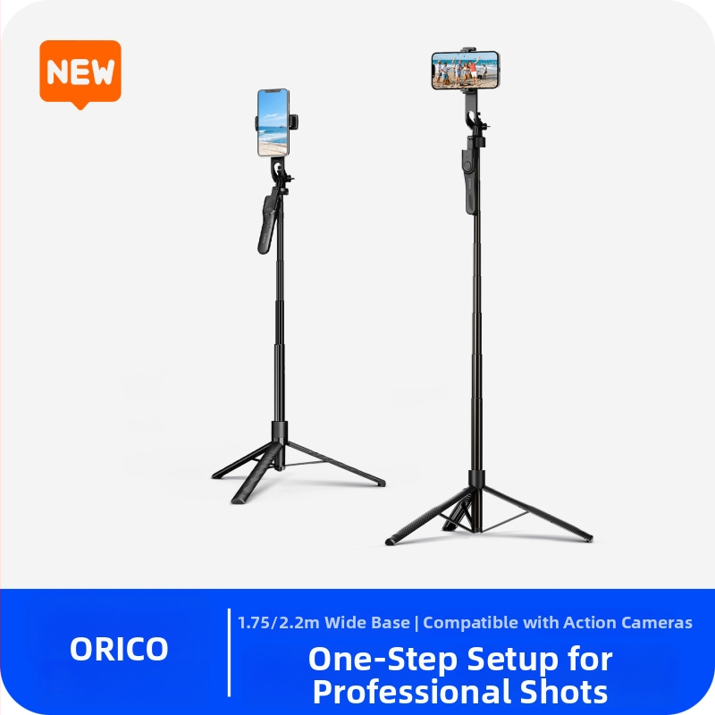 Orico K29 Bluetooth selfie tyč – ručný stabilizátor a podlahový statív pre kameru a živé vysielanie