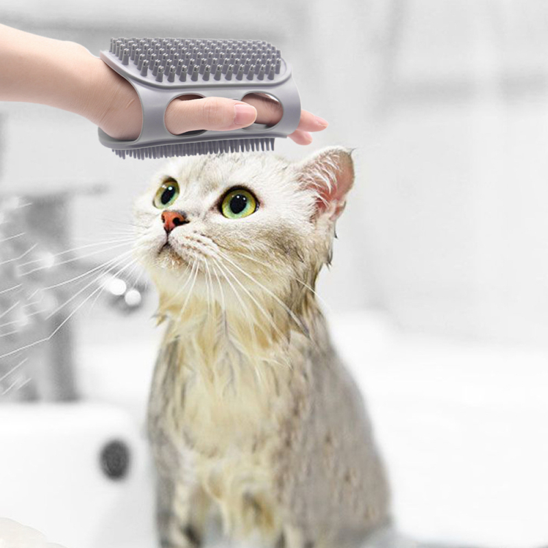 Chuangjie Kutyafürdető ecset — TPR anyag, kutyáknak, 210 darabos csomag