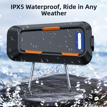 Bluetooth slušalica za motociklističku kacigu s redukcijom buke, IPX5 vodootpornost, domet 20 m, stereo zvuk, trajanje baterije 4–8 sati, Bluetooth 5.3