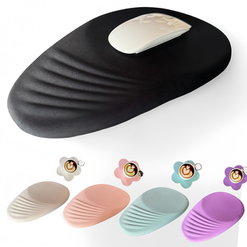 Подложка за мишка с подпора за китка, пяна с бавно възстановяване + PU, ергономична, антиплъзгаща, триизмерен наклон