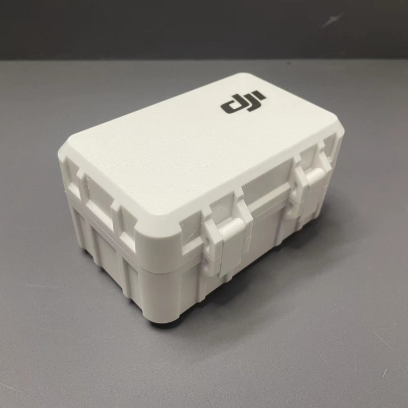 JX/07 Carcasă de protecție pentru DJI Action 5 Pro, 4 și 3 — husă din plastic cu burete și compartiment pentru baterie