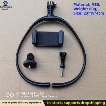 GoPro nyakpántos tartó akciókamerákhoz, műanyag kivitel, logónyomtatás támogatott, kompatibilis GoPro-val és más akciókamerákkal