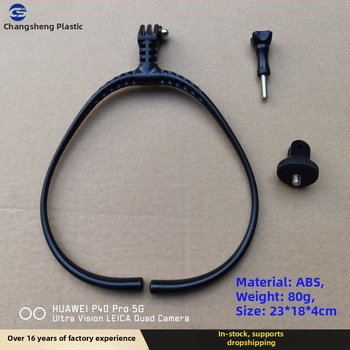 GoPro nyakpántos tartó akciókamerákhoz, műanyag kivitel, logónyomtatás támogatott, kompatibilis GoPro-val és más akciókamerákkal