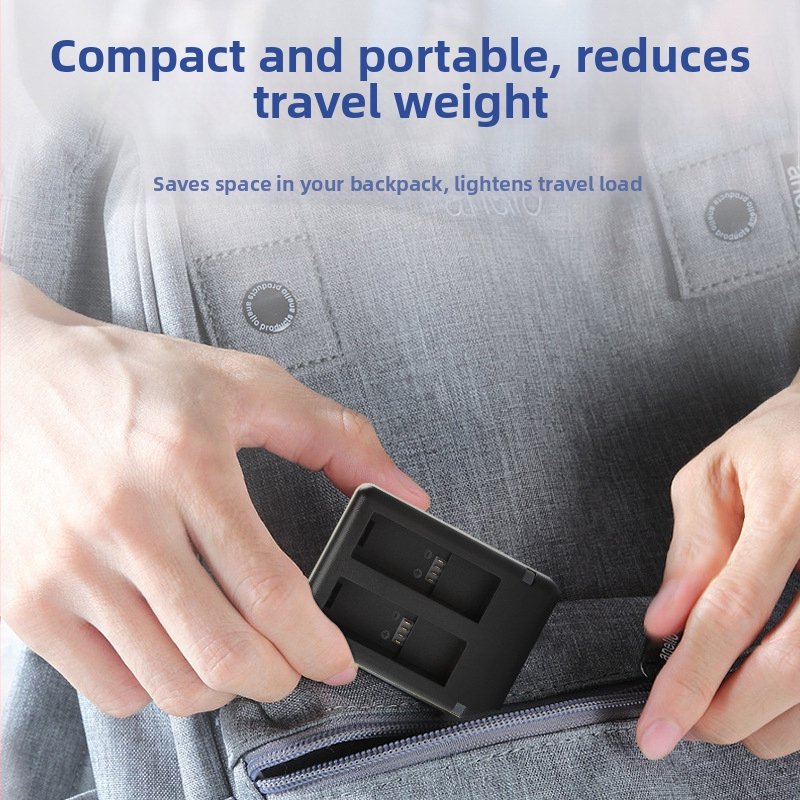 Σετ μπαταριών Insta360 Ace Pro/Ace, Ace Pro-001 — περιλαμβάνει 1 μπαταρία και 1 θήκη μπαταρίας, συμβατό με Ace Pro και Ace