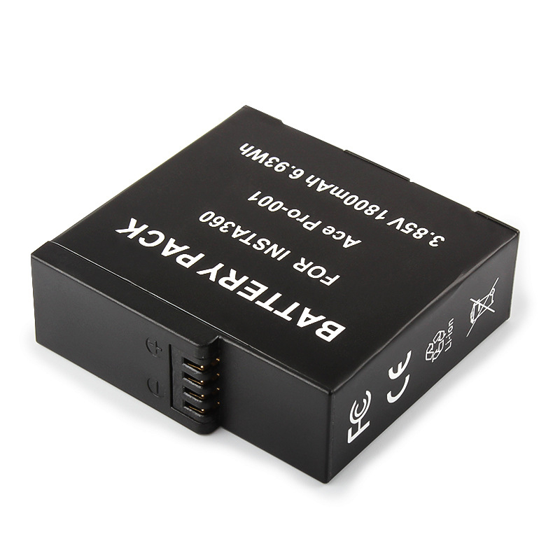 Σετ μπαταριών Insta360 Ace Pro/Ace, Ace Pro-001 — περιλαμβάνει 1 μπαταρία και 1 θήκη μπαταρίας, συμβατό με Ace Pro και Ace