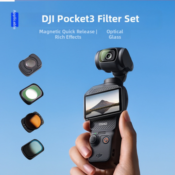 Mágneses szűrő készlet DJI Pocket 3-hoz ND és CPL polarizátorokkal, üveg