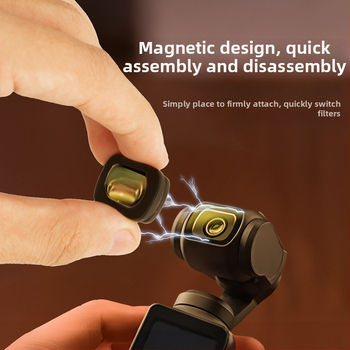 Mágneses szűrő készlet DJI Pocket 3-hoz ND és CPL polarizátorokkal, üveg