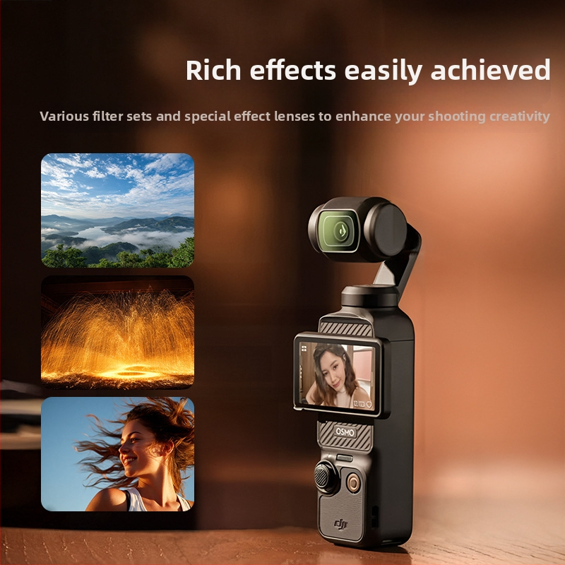 Mágneses szűrő készlet DJI Pocket 3-hoz ND és CPL polarizátorokkal, üveg