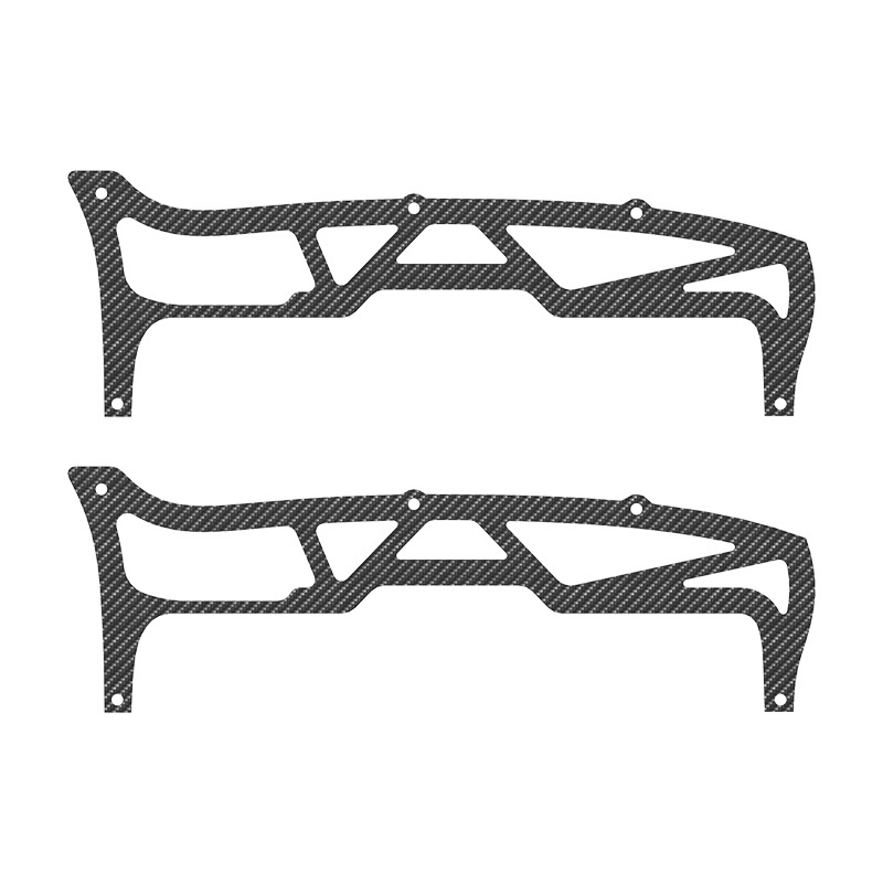 DJI Avata2 szénszálas védőburkolat, alumínium ötvözetes megerősítéssel, Modell 1484200, Kompatibilis: DJI Avata2, Logó nyomtatva