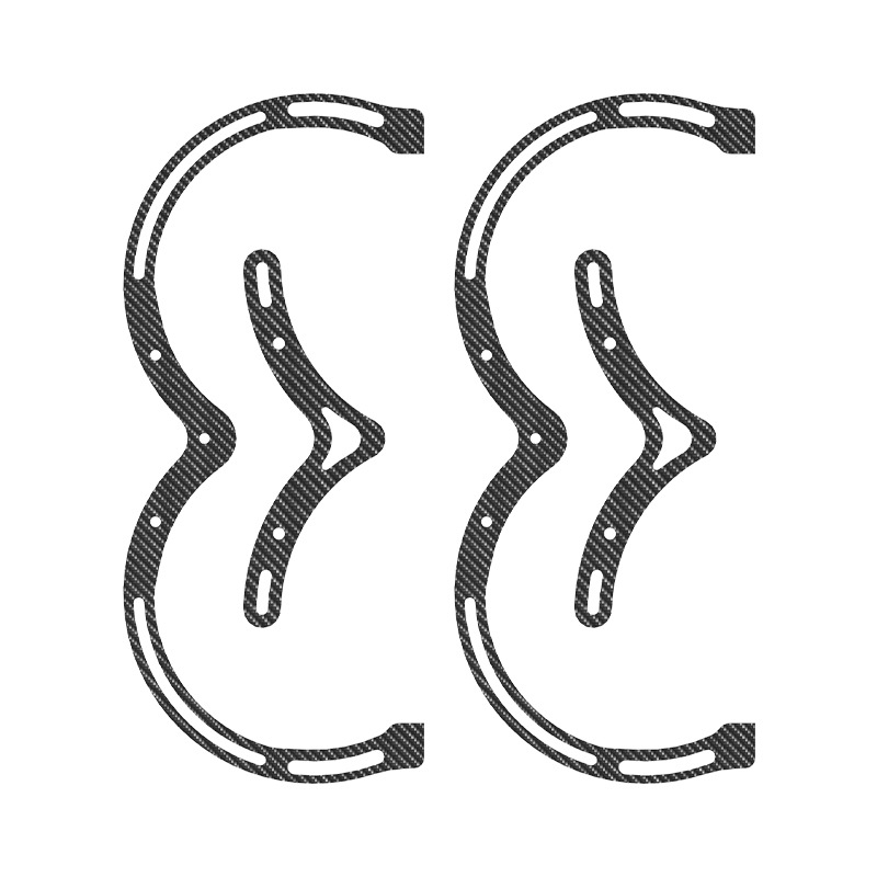 DJI Avata2 szénszálas védőburkolat, alumínium ötvözetes megerősítéssel, Modell 1484200, Kompatibilis: DJI Avata2, Logó nyomtatva