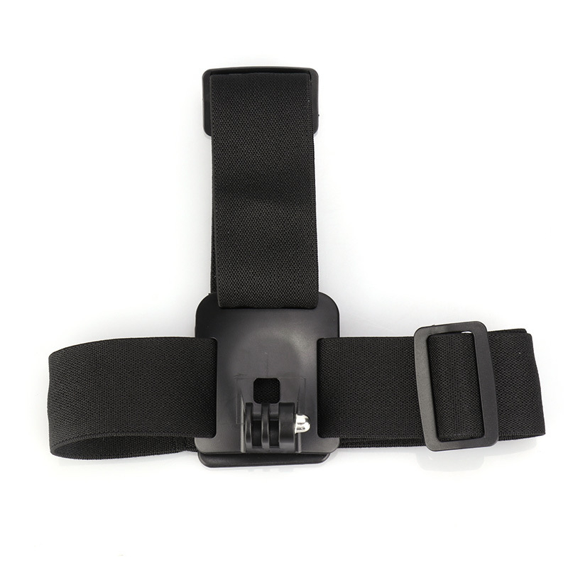 Държач за телефон на глава за GoPro и екшън камери – против приплъзване, включени три гумени ленти за глава, материал PC, съвместим с GoPro 7/8, Yi и DJI