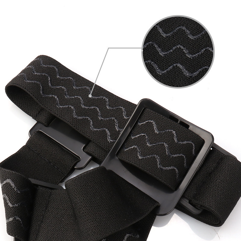 Държач за телефон на глава за GoPro и екшън камери – против приплъзване, включени три гумени ленти за глава, материал PC, съвместим с GoPro 7/8, Yi и DJI