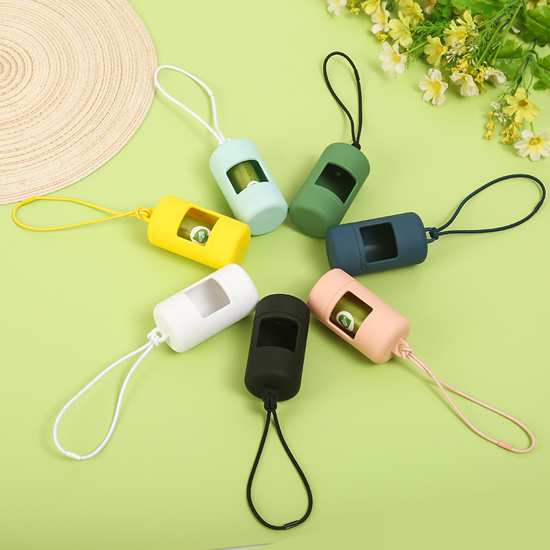 Dispenser pentru pungi de gunoi pentru animale de companie și cutie, din plastic, 500 de bucăți, origine Zhejiang, brand Quietly, etichetă privată licențiată