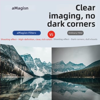 Amagisn Amy AC27 Водоустойчив филтър за обектив за Insta360 Ace Pro 2 - ND, CPL, UV; Алуминиева сплав, оптично стъкло
