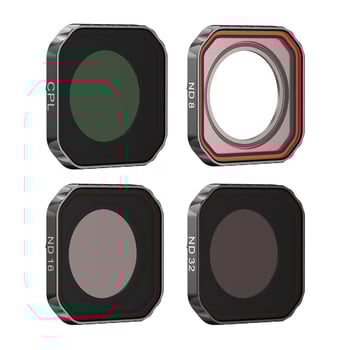 Amagisn Amy AC27 Водоустойчив филтър за обектив за Insta360 Ace Pro 2 - ND, CPL, UV; Алуминиева сплав, оптично стъкло