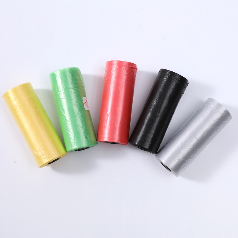 Wangcai Pungi Roll-up pentru Excrementele Animalelor, deschidere plată, din plastic, grosime normală, pentru pisici și câini