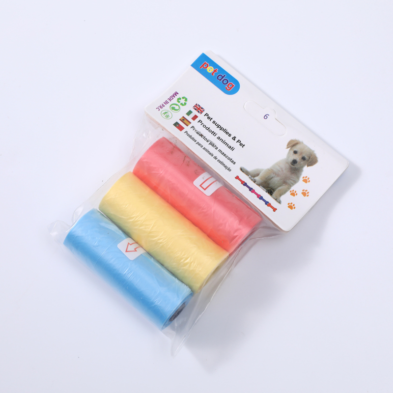 Wangcai Pungi Roll-up pentru Excrementele Animalelor, deschidere plată, din plastic, grosime normală, pentru pisici și câini