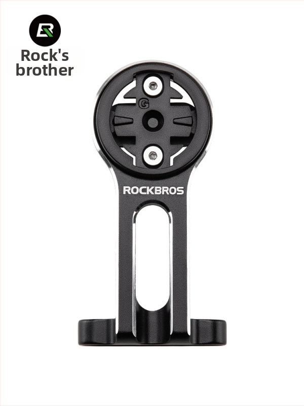 ROCKBROS Suport extins pentru bicicletă pentru computer de ciclism, montură pentru lanternă și bază pentru cameră de acțiune – aliaj de aluminiu AL6061