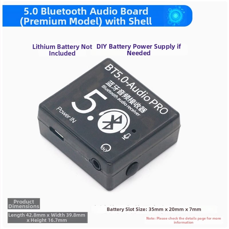 Μονάδα δέκτη ήχου Bluetooth 5.1 DIY MP3 αποκωδικοποιητής, πλακέτα ενίσχυσης ήχου αυτοκινήτου, έκδοση 4.1