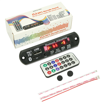 Placă Bluetooth auto MP3 decoder cu modul USB, radio FM și alimentare 12V