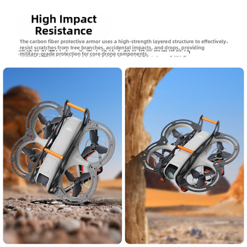 RCSTQ DJI NEO karbon szálas páncél – védő az ütközés ellen, modell 1483600, anyag: karbon-szál + pamut