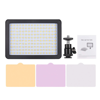 WS160 Дигитална светлина за запълване за DSLR камера, 18W, 6500K, обхват 50 см, регулируема яркост и цветова температура