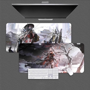 Arknights Padă de mouse din cauciuc, cu funcție calculator, doar o față, personalizare OEM