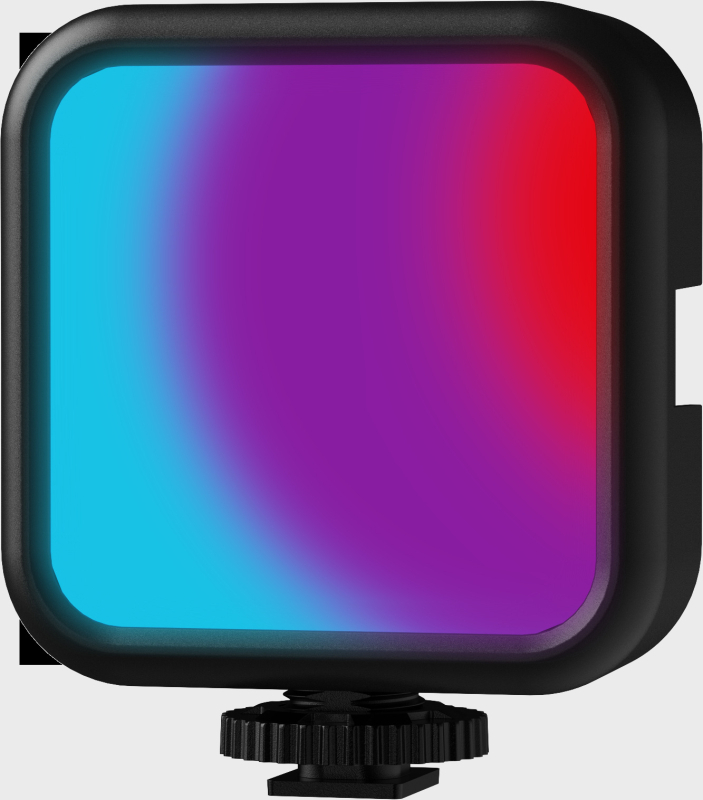 Lampă LED pentru streaming live, lampă de buzunar cu clips pentru telefon, RGB, putere sub 10W, încărcare USB-C