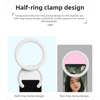 Mini körlámpa beépített akkumulátorral, három színhőmérséklettel és állítható fényerővel, kézben használható