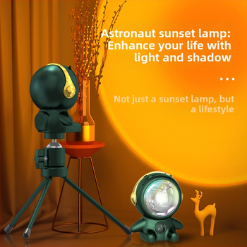 Saulrieta noskaņas gaisma fotografēšanai un tiešraidei (USB barošana; uz galda uzstādīšana; nav viedās kontroles)