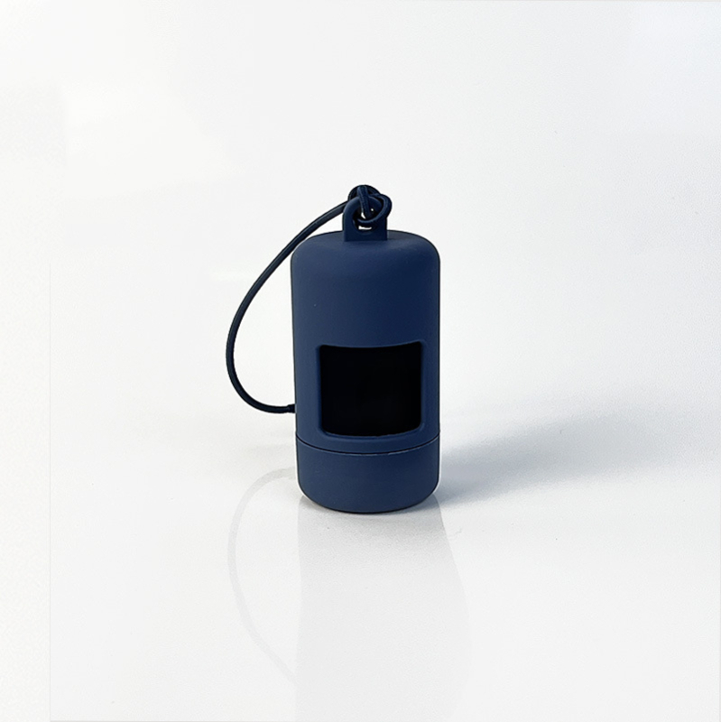 Диспенсер за торбички за кучета с контейнер за отпадъци – ABS, плоско устие, удебелен