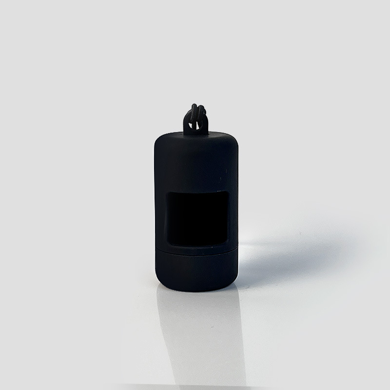 Диспенсер за торбички за кучета с контейнер за отпадъци – ABS, плоско устие, удебелен