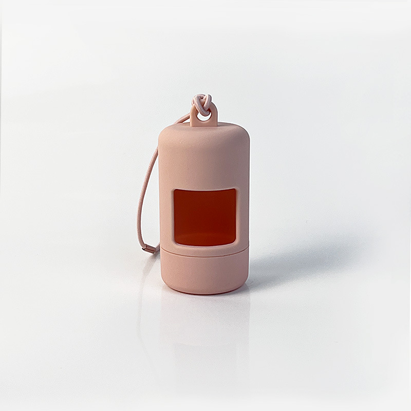 Диспенсер за торбички за кучета с контейнер за отпадъци – ABS, плоско устие, удебелен