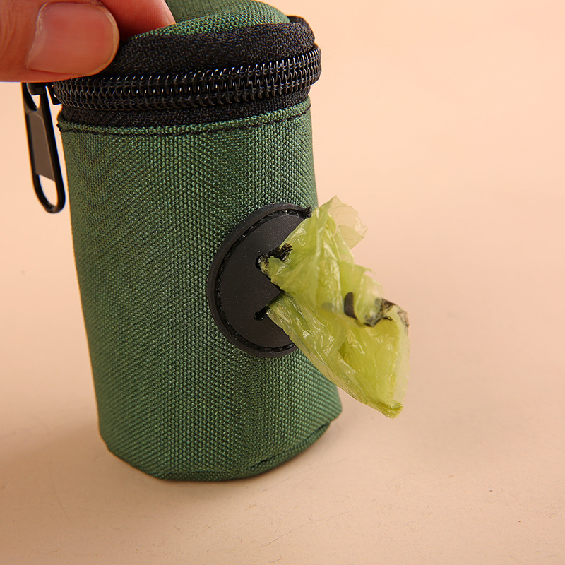 Чанта за разходки с кучета - диспенсър за торбички за изпражнения и джоб за лакомства; материал: полиестер, стил: дизайн с плоско отваряне, дебелина: редовна, произход: Taizhou, Zhejiang