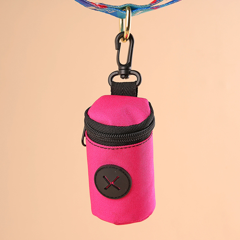 Чанта за разходки с кучета - диспенсър за торбички за изпражнения и джоб за лакомства; материал: полиестер, стил: дизайн с плоско отваряне, дебелина: редовна, произход: Taizhou, Zhejiang