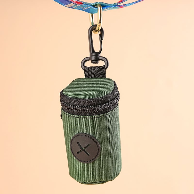 Чанта за разходки с кучета - диспенсър за торбички за изпражнения и джоб за лакомства; материал: полиестер, стил: дизайн с плоско отваряне, дебелина: редовна, произход: Taizhou, Zhejiang