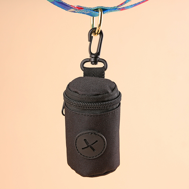 Чанта за разходки с кучета - диспенсър за торбички за изпражнения и джоб за лакомства; материал: полиестер, стил: дизайн с плоско отваряне, дебелина: редовна, произход: Taizhou, Zhejiang